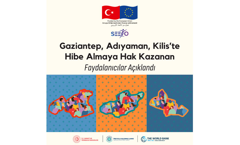 Gaziantep, Adıyaman ve Kilis\'te Hibe Almaya Hak Kazanan Faydalanıcılar Açıklandı