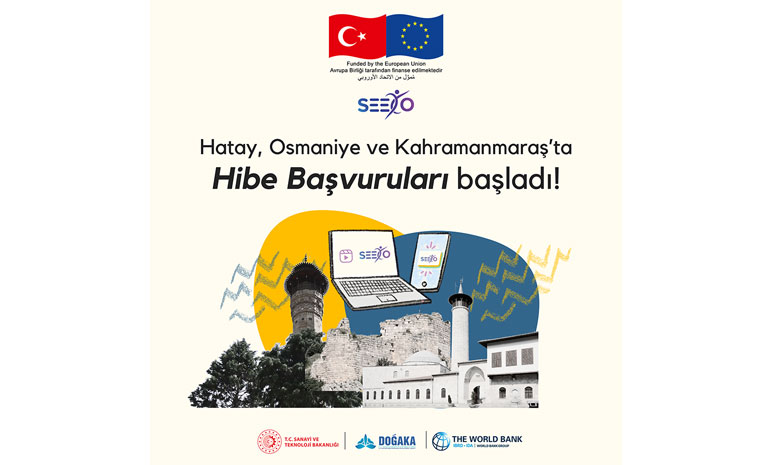 Hatay, Osmaniye ve Kahramanmaraş İllerinde Hızlandırma Hibe Programı için Başvurular Başladı