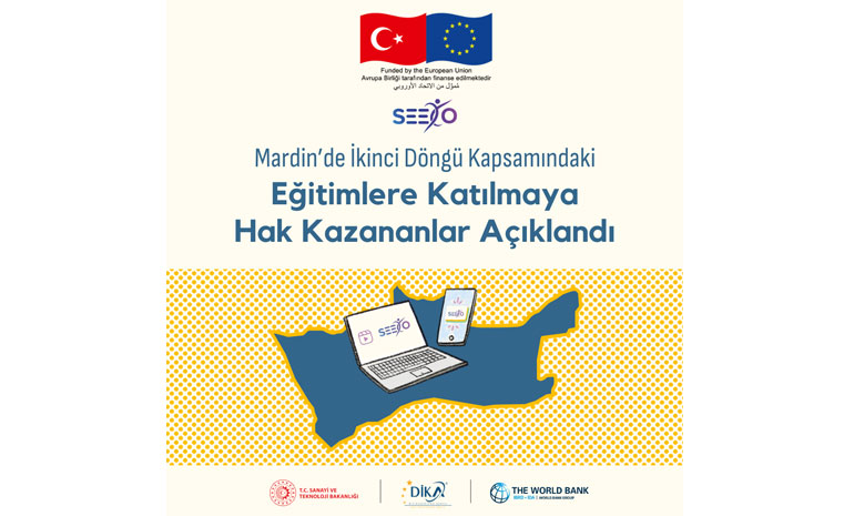 Mardin\'de 2. Döngü Eğitimlerine Katılmaya Hak Kazanan Faydalanıcılar Açıklandı